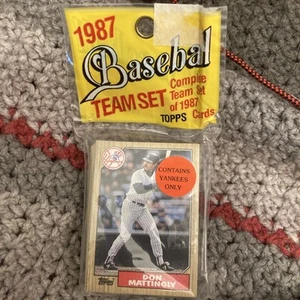 1987 Yankees Team Baseball Card set - Complete - New In Package - Picture 1 of 2