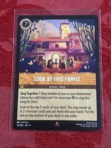 Disney Lorcana Fabled - Look at this Family - 25/204 - NM/M - Picture 1 of 7