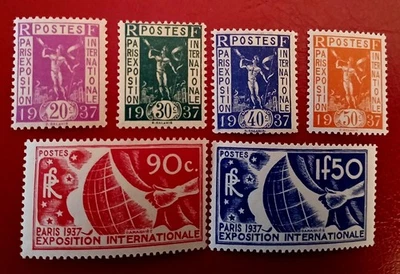 Timbres France Neufs **1936- YT 322/27- Propagande Pour L'exposition... - Photo 1/2