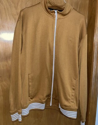 Chaqueta Rocawear Para Hombres 2XL Hip Hop Marrón/Bronceado Blanco Chaqueta de Pista Jay Z Foto 1 de 4