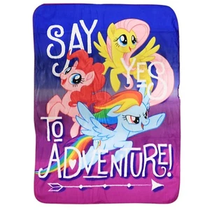 My Little Pony Kinder Mädchen Fleece Überwurf Decke Laken 45 x 60 Zoll Neu - Bild 1 von 6
