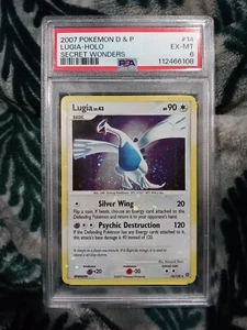 Lugia 2007 Secret Wonders 14/132 Holo Pokemon Card PSA 6 - Picture 1 of 2