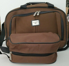 Brand New Dockers Brown Travel Bag 16”L X 11” H X 5” W With Accessory Bag