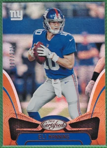 2018 Panini Certified Eli Manning Mirror Orange /225 - Picture 1 of 2