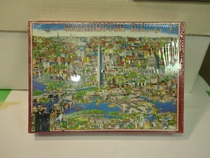 CITY OF WASHINGTON DC Jigsaw Puzzle by Buffalo Games 504pcs Vintage Year 1988 A5 - Picture 1 of 5