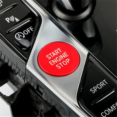 Rote Farbe Start knopf DIY Ersatz für BMW 3 G20 4 G22 X5 G05 X6 G06 2020 2021
