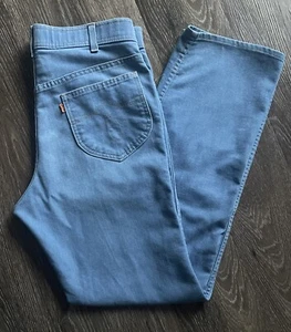 Vintage 70s Levi’s For Men Jeans Orange Tab 549 Light Wash 34x31 Straight Leg - Picture 1 of 13