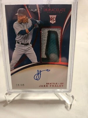 2020 Immaculate Collection Jake Fraley RPA Red 18/49 - Image 1 of 2