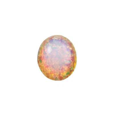 Cabujones ovalados de vidrio opalino arlequín 12x10 mm (2) cabina 5003K Foto 1 de 2