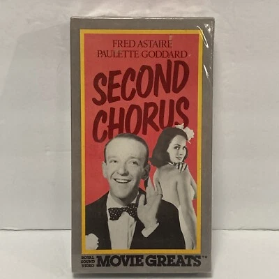Fred Astaire Second Chorus 1941 VHS Crown Movie Classics Factory Sealed - Image 1 of 4