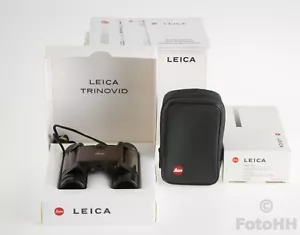 RARE LEICA TRINOVID 8 x 20 BINOCULARS "CHERRY WOOD" EDITION LEICA NUMBER : 40362 - Picture 1 of 12