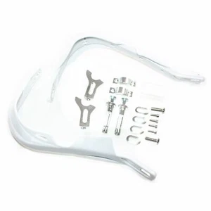 ALEACIÓN BLANCA Resistente Barra de mango 22 mm Protector de mano PIT PRO Trail Quad Dirt Bike - Imagen 1 de 7