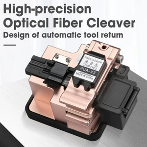 AUA-X3 Fiber Cleaver FTTH Cable Fiber Optic Cutting Knife Tool Cutter Gold Color - Picture 1 of 7