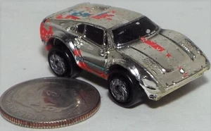 Very Small Micro Machine Plastic Ferrari 308 Sports Car in Silver (Color) - Picture 1 of 3