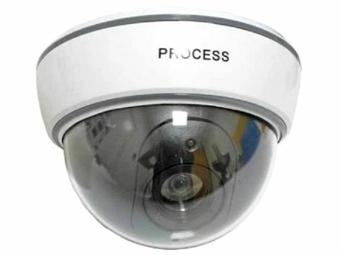 TELECAMERA di SICUREZZA FINTA DOME sensore movimento led rosso - Immagine 1 di 1