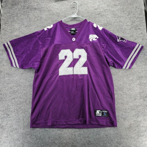 Vintage Starter Kansas State Wildcats Jersey Mens Large Football Purple 22 Cover