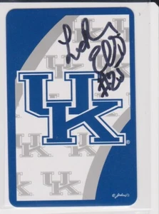 LERON ELLIS KENTUCKY UNIVERSITY CHARLOTTE HORNETS 1993 AUTOGRAPHED PLAYING CARD - Picture 1 of 1