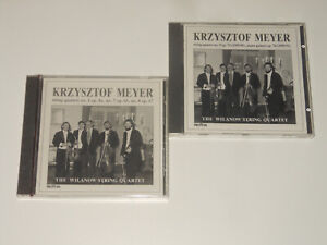 The Wilanow String Quartet - 2 CDs - KRZYSZTOF MEYER - String Quartets / Quintet