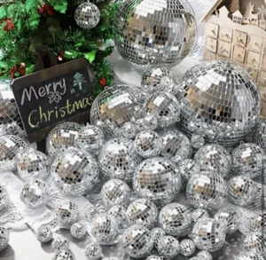 35 Pack Mirror Disco Ball,Mini Disco Ball Decorations,Reflective Mirror Ball - Picture 1 of 5