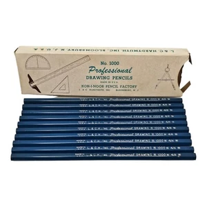 Vintage KOH-I-NOOR No. 1000 4H Profi Zeichenstifte Hardtmuth's 10 Stück - Bild 1 von 5