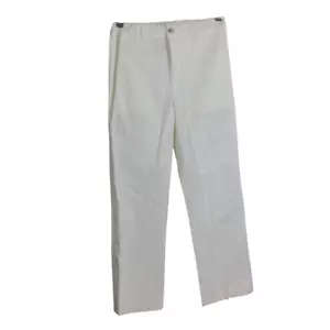Oscar De La Renta Kids Elastic Waist White Trouser Pants Size 10Y NWT - Picture 1 of 11
