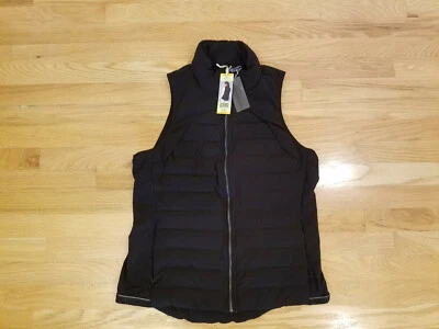 Nuevo chaleco acolchado de poliéster ligero mandarina para mujer adelgazante negro S cremallera completa Foto 1 de 4