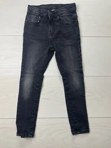 Zara Boys Size 7 Black Skinny Jeans - Picture 1 of 7