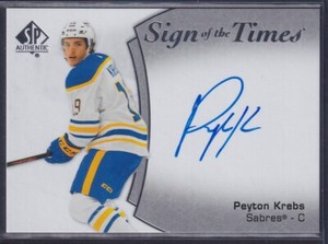 PEYTON KREBS - 2021 SP Authentic Sign of the Times Auto #SOTT-PK