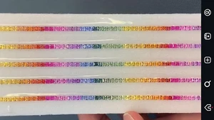 3mm Gorgeous 100% Natural Princess Cut 1 line Rainbow Fancy Sapphire - Picture 1 of 4