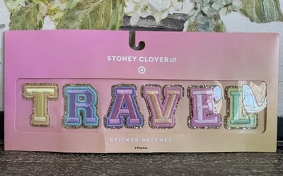 Stoney Clover Lane TRAVEL Patch Pack 6 pc  NWT  Letters Sticker Target - Image 1 of 3