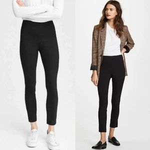 Pantalones al tobillo recortados negros ajustados elásticos ecuestres Rag & Bone para mujer 4 Simone - Imagen 1 de 14