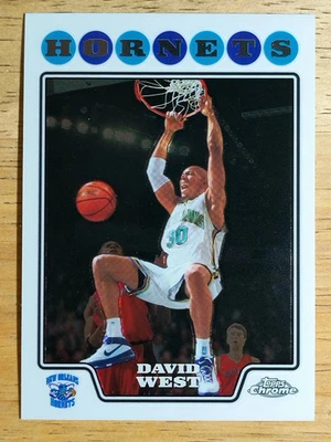 2008-09 Topps Chrome #64 David West - Image 1 of 2