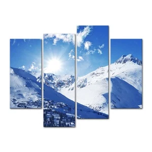 Ski on Colorado Snow Mountain Wall Art Winter Rocky Mountains in United State... - Picture 1 of 8