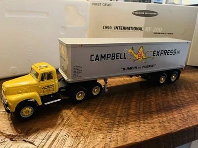 Camión modelo First Gear 1959 International Campbell 66 Express Truck N Trlr nuevo en caja Foto 1 de 4