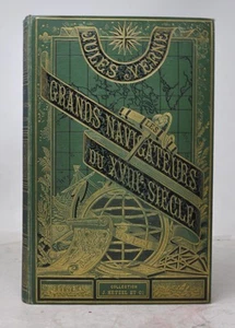 Jules VERNE Les Grands Navigateurs du eighteenth siècle v Hetzel armillaire sphere - Picture 1 of 11