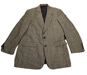 H.Stockton Atlanta Herren Custom Tailored Anzugjacke Only Gr.42 Tall Houndstooth - Bild 1 von 17