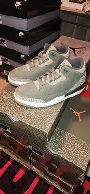 Air Jordan 3 Retro Family Affair Para Hombre Talla 9.5 Mediana Oliva/Sequoia DN3707 202 Foto 1 de 3