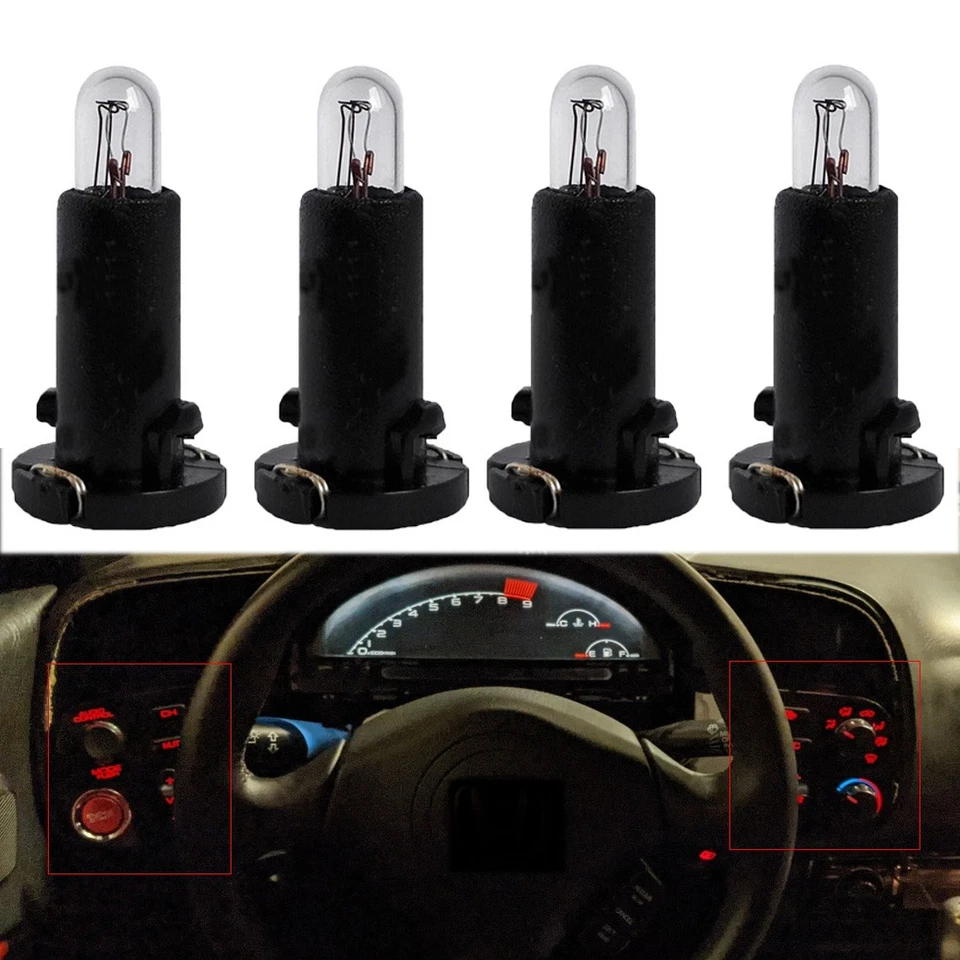 4Pcs Climate Control Light Bulbs For HONDA S2000 2000-2009 79670-SL0-A01 - image 1 of 4