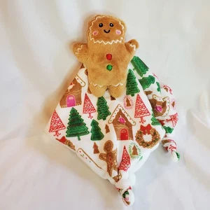 Parents Choice Gingerbread Cookie Lovey Security Blanket Christmas Holiday Plush - Picture 1 of 6