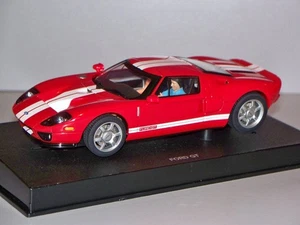AutoArt escala 1/32 Ford GT 2004 SLOT RACING TRACCIÓN TRASERA coche de calle con lámparas de iluminación *NUEVO - Imagen 1 de 5