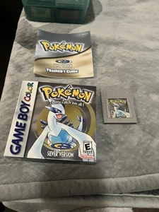 Pokémon Silver Version (Game Boy Color, 2000) - CiB - Authentic - Picture 1 of 12