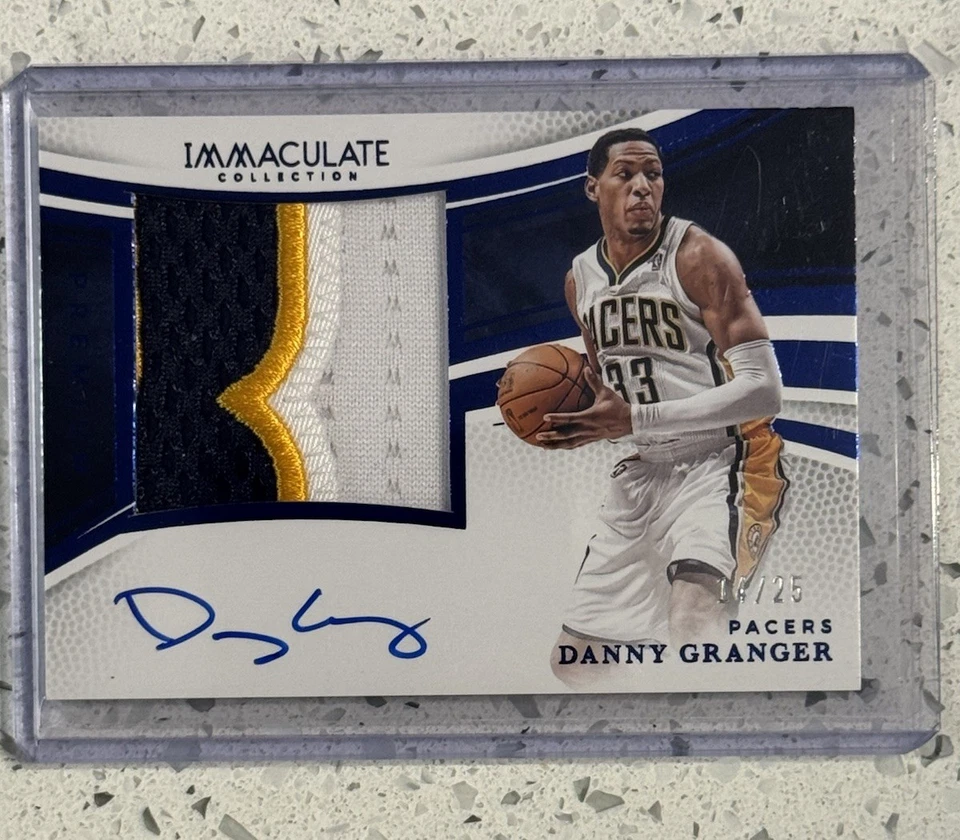 Parche Panini Immaculate Danny Granger Premium 2024 automático/25 3 colores Foto 1 de 2