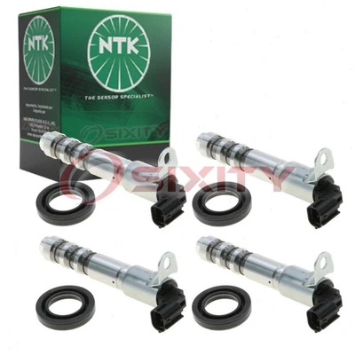 4 pc NGK NTK Variable Timing Solenoid VVTs for 2007-2009 Saturn Aura 3.6L V6 ph - Image 1 of 4