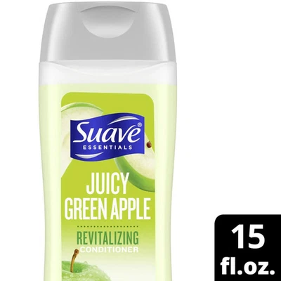 1 Acondicionador Revitalizante Suave Essentials Juicy Green Apple 15 fl oz Foto 1 de 2