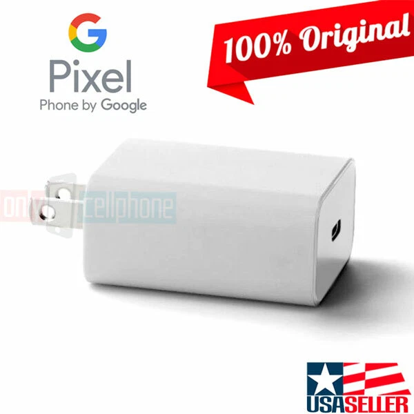 Cargador de Google OEM y/o cable tipo C y/o adaptador USB para Pixel 6/5/4/3/2 XL Foto 1 de 1