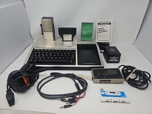 Vintage Texas Instruments TI-99/4A Computer  AC Adapter, Speach Synthesiz & Game - Picture 1 of 24