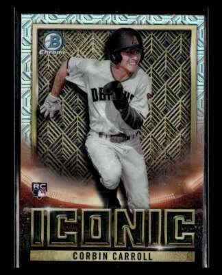 Corbin Carroll 2023 Bowman Chrome Iconic Mojo Refractor #18 - Image 1 of 2