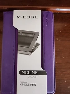 M-Edge - Kindle Fire - Purple Trip Jacket Carrying Case For Tablet NEW - READ - Picture 1 of 2