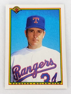 1990 Bowman Baseball Nolan Ryan #486 Texas Rangers MLB HOF Mets Astros Angels - Picture 1 of 2