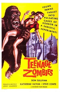 Teenage Zombies 01 Poster Canvas Movie Film Print A0 A1 A2 A3 A4 A5 A6 Art Wall - Picture 1 of 11
